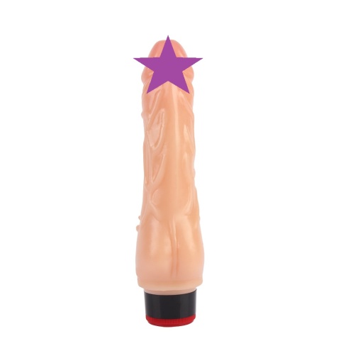 Chisa - 7.8" 经典 震动仿真假阳具 - 肉色 照片
