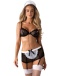 Obsessive - Maidme Set 5-pcs - Black - S/M photo-4