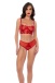 Mapale - 8895 Sequin Lingerie Set - Red - S photo