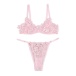Ohyeah - Floral Bra Set - Pink - M photo-11