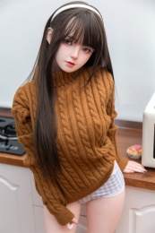 Xiaying 阳光火辣性感女模特 C罩杯 柔软矽胶仿真性爱娃娃 148 cm 照片