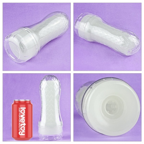 Lovetoy - Lumino Play Pocketed Masturbator - Clear photo