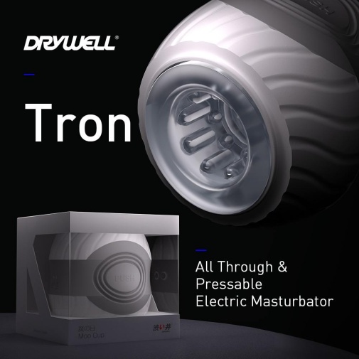 Drywell - Tron Vibro Masturbator - White photo