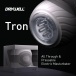 Drywell - Tron Vibro Masturbator - White photo-4