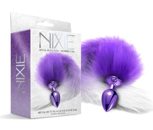 Nixie - Tail Metal Plug - Purple photo