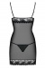 Obsessive - Wonderia Chemise & Thong - Black - L/XL photo-8