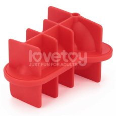 Lovetoy - Mini Penis Chocolate Ice Tray - Red photo