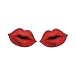 NPG - Kiss Me Nipple Covers - Red 照片