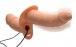 Strap U - Power Pegger 穿戴式束帶連震動雙頭假陽具 - 肉色 照片-4