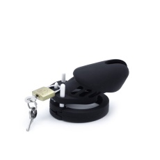 Kiotos - Silicone Chastity Cage - Black photo