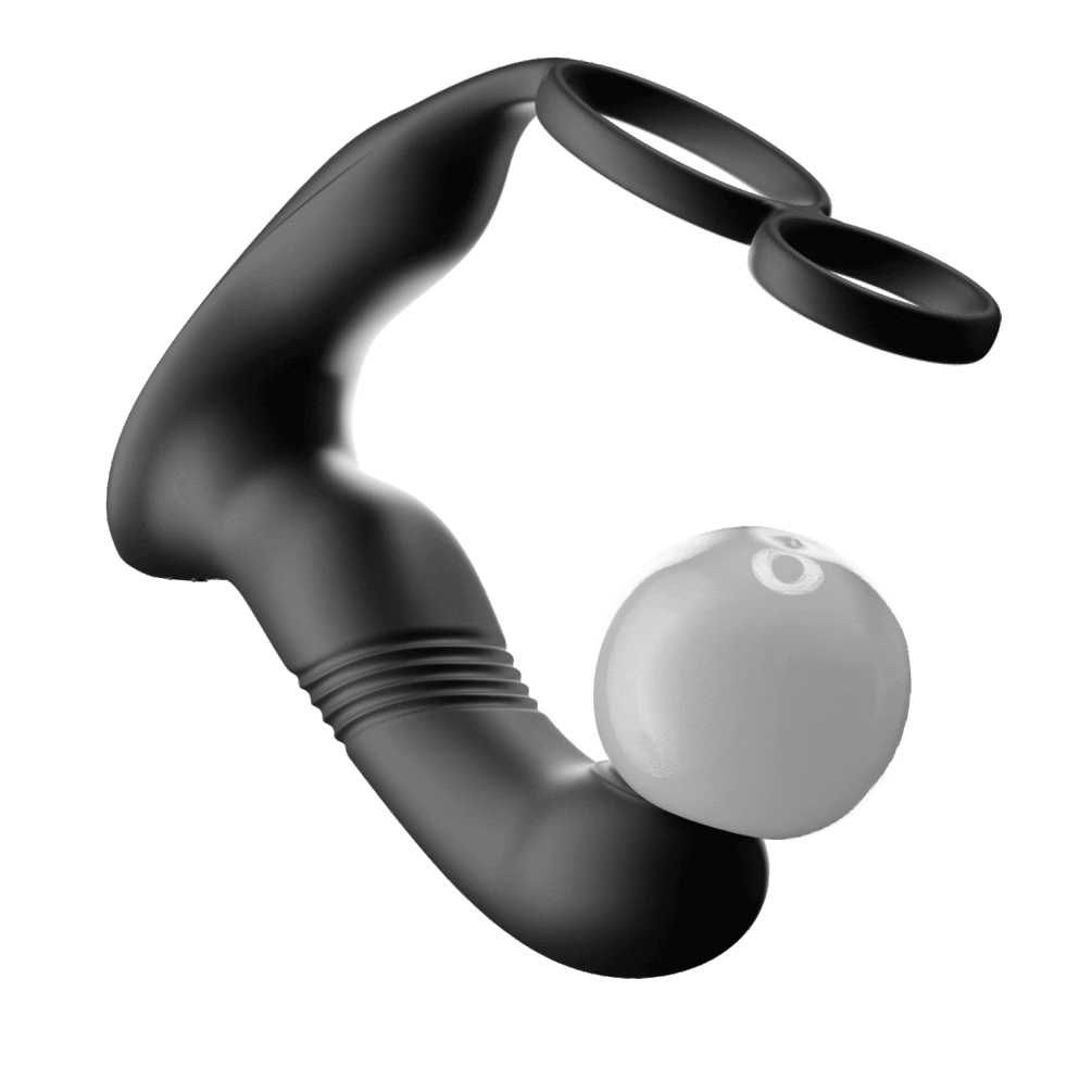 Discover the Ultimate Dual-Motor Remote Prostate Mass... KIKO - ThrustingVibe Pro Prostate Massager - Black photo-4