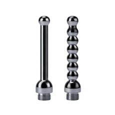 Prowler - Anal Shower Heads - Black/Silver 照片