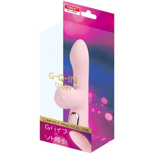 T-Best - G-Q-In 迷你阴蒂G点双重刺激器 - 粉红色 照片