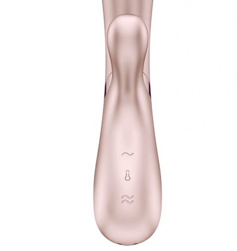 Satisfyer - Hot Lover Rabbit - Silver/Champagne photo