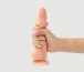 Strap-On-Me - 带包皮仿真阳具 XL - 云呢拿色 照片-3
