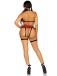 Leg Avenue - No Limits Harness Teddy Set - Black - M photo-7