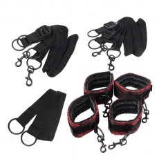 CEN - Scandal Bed Restraints - Black photo