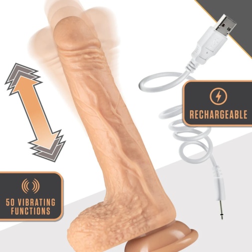 Dr. Skin - Dr. Grey Dildo 18cm - Vanilla photo