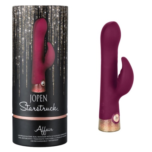 CEN - Jopen Starstruck Affair 旋转式双端兔子震动器 - 紫色 照片
