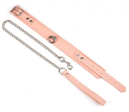 Liebe Seele - Organosilicon Collar w Leash - Pink photo
