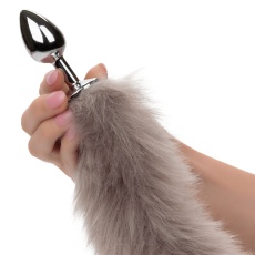 CEN - Running Wild Fox Tail Plug - Grey photo