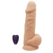 Silexpan - 8.5" Dual Destiny Vibro Dildo - Flesh photo