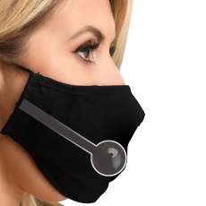 Master Series - Ball Gag Face Mask - Black photo