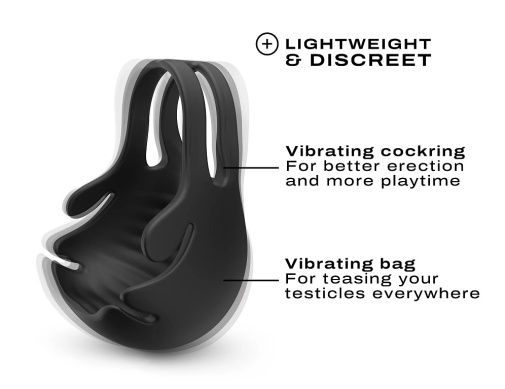 Dorcel - Fun Bag Testicle Stimulator - Black photo
