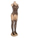 Ohyeah - Sexy Jacquard Bodystocking - Black photo-7