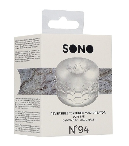 Sono - #94 Reversible Masturbator - Clear photo