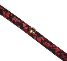 Liebe Seele - Victorian Garden Lace Choker - Red photo