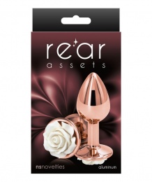 NS Novelties - Rose Buttplug S - White photo