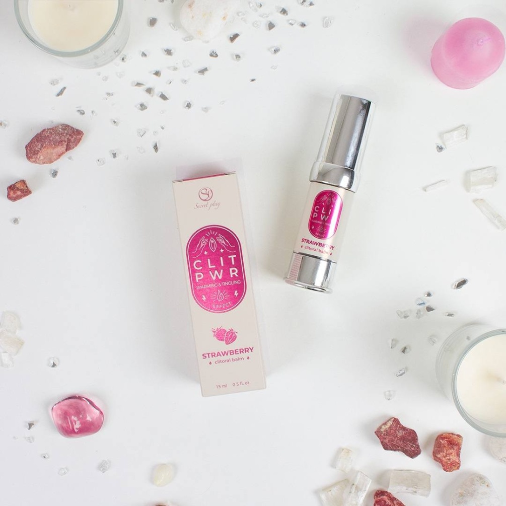How about a balm designed solely for us and our pleasure?
St... Secret Play - Clit Pwr Clitoral Balm Strawberry - 15ml photo-3