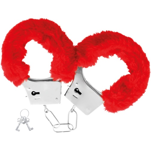 Darkness - Furry Handcuffs - Red photo