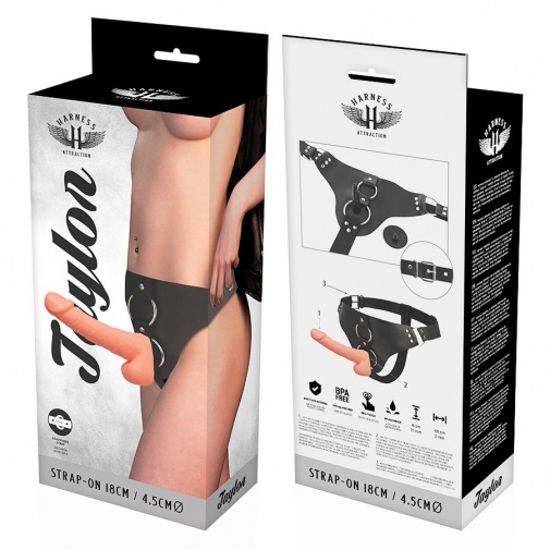 Harness Attraction - Taylor Deluxe Strap-On - Flesh photo