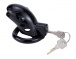 MT - Plastic Chastity Cage w Magic Lock - Black photo-10