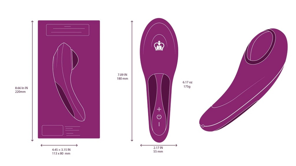 Introducing the PULSE QUEEN, the world’s first wand with Pul... Hot Octopuss - Pulse Queen - Blue photo-8