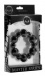 Master Series - Shadow Silicone Beaded Cock Ring - Black photo-2