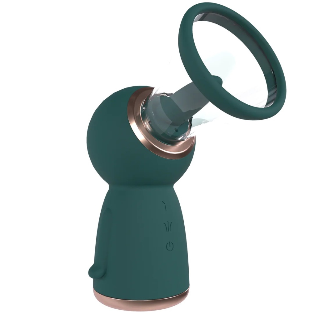Pump to plump and ensure your sensitive areas are looking th... Pumped - Exquisite Vulva & Breast Pump - Forest Green photo-3