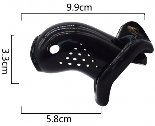 FAAK - Long Bird Chastity Cage - Clear photo