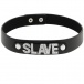 Coquette - Choker Slave Vegan Leather - Black photo