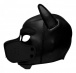 Master Series - Spike Neoprene 犬形頭罩 - 黑色 照片-6