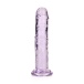 RealRock - 6" Straight Realistic Dildo - Purple photo-3