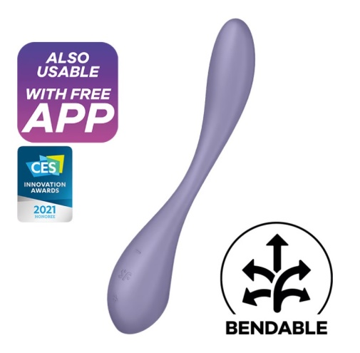 Satisfyer - Flex 5 Plus G點震動器 - 淡紫色 照片