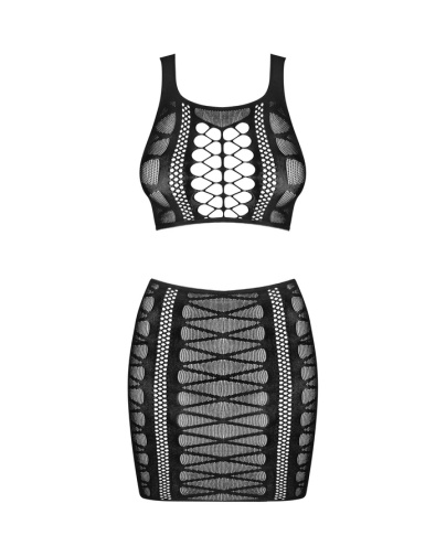 Obsessive - K102 2pcs Set - Black - S/M/L photo