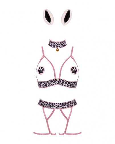 Obsessive - Catriny 小野猫服装 - 粉红色 - 大码/加大码 照片