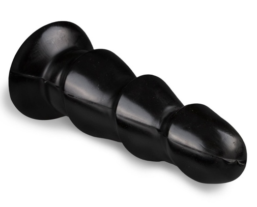 All Black - 3 Waves Dildo 17cm - Black photo