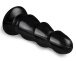 All Black - 3 Waves Dildo 17cm - Black photo-3