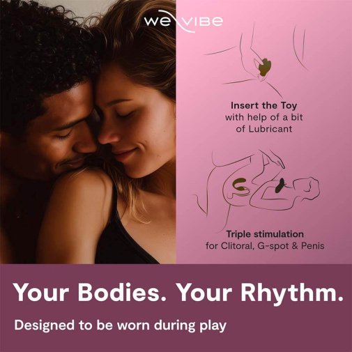 We-Vibe - Chorus Pro Clitoral & G-Spot Couples Vibrator - Satin Black 照片