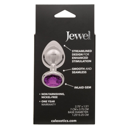 CEN - Jewel Amethyst Anal Plug L - Purple photo